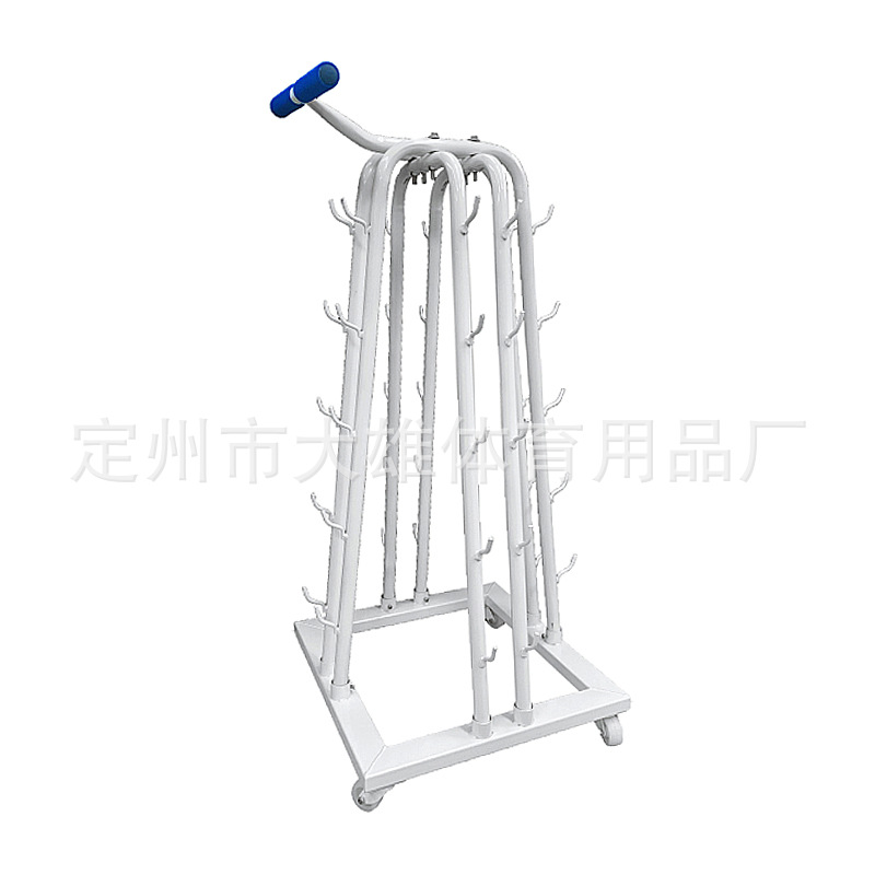 Mancuerna rack espesado tubo de acero Barbell rack hogar comercial equipo de fitness de doble capa hervidor campana rack mancuerna en forma de rack