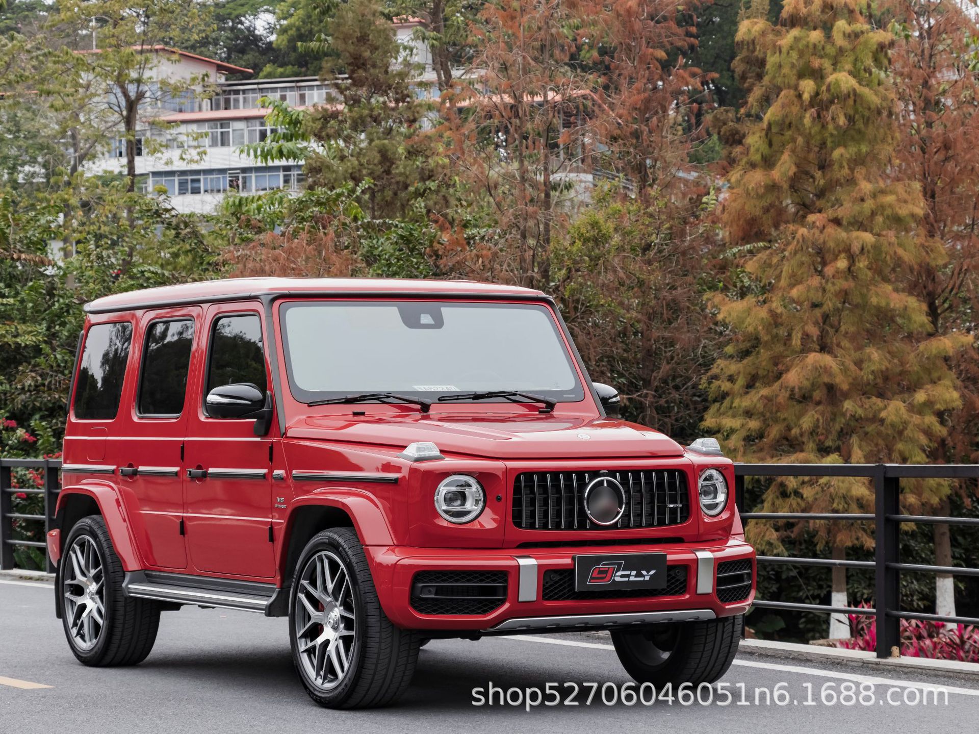 Applicable to 19-23 Mercedes-Benz G-Class G350 G500 W464 Modified G63 Front Bar Middle Net Wheel Eyebrow Surrounding Kit