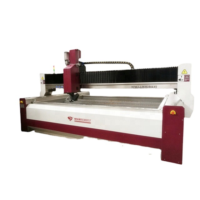 永昌水刀45°金属玻璃大理石玻璃切割3D五轴数控高压水刀切割机