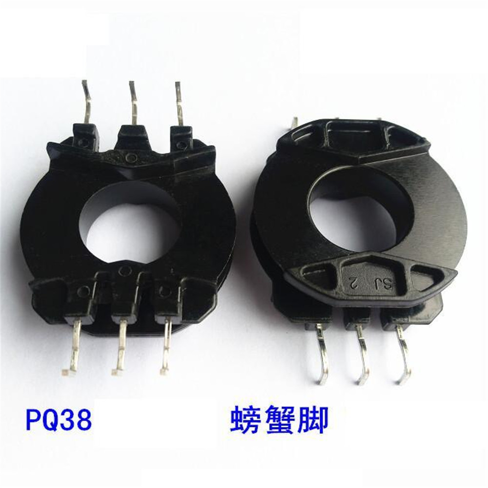 PQ38骨架立式3+3磁芯变压器骨架立式5+2 槽宽6.5