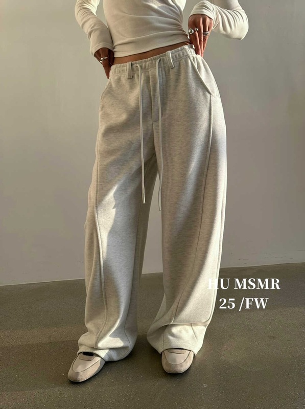 广州十三行HUMSMR爆款休闲宽松磨毛弯刀休闲裤B1150|undefined