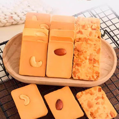 堅果餅乾椰片脆餅腰果芙巴旦木芙椰香酥薄果仁曲奇餅零食獨立包裝