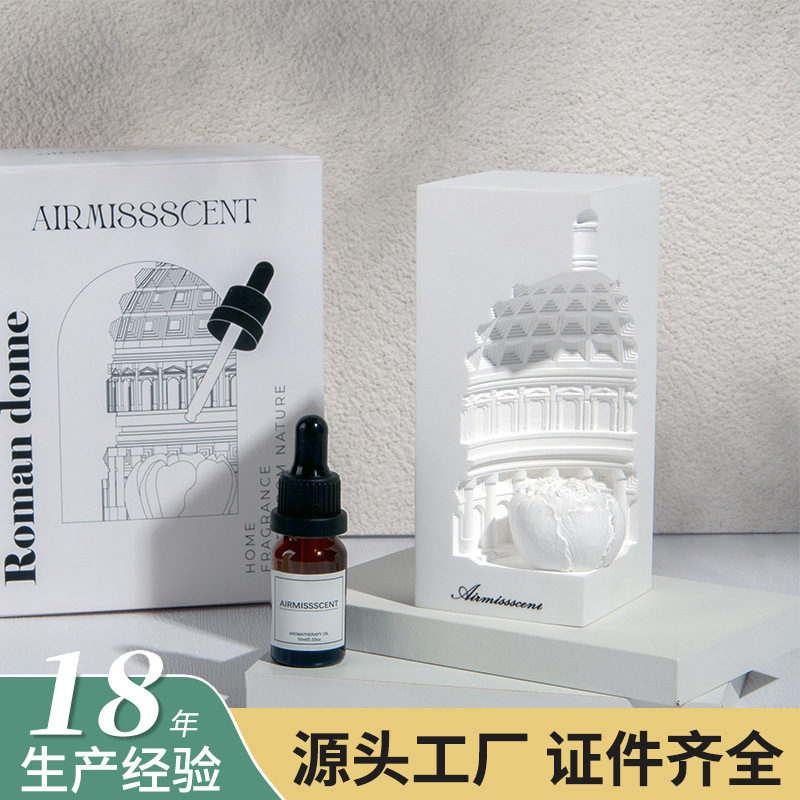 創意北欧ローマ建築香薫石膏お土産家庭装飾拡香石置物香薫石卸売り|undefined