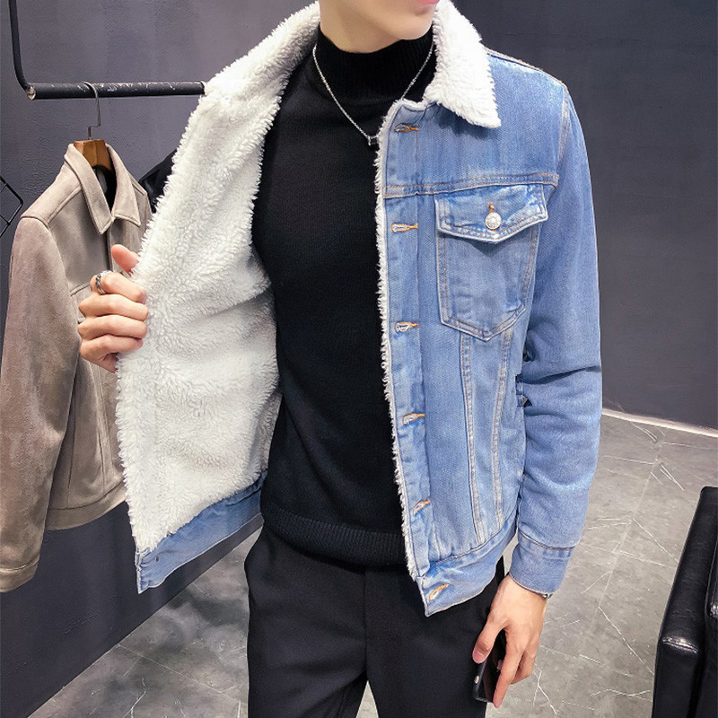 라이트 블루 데님 양고기 고품질