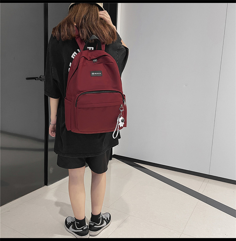 Schoolbag Korean Version Of The Large-capacity Travel Simple Backpack New Fashion Student Backpack display picture 67