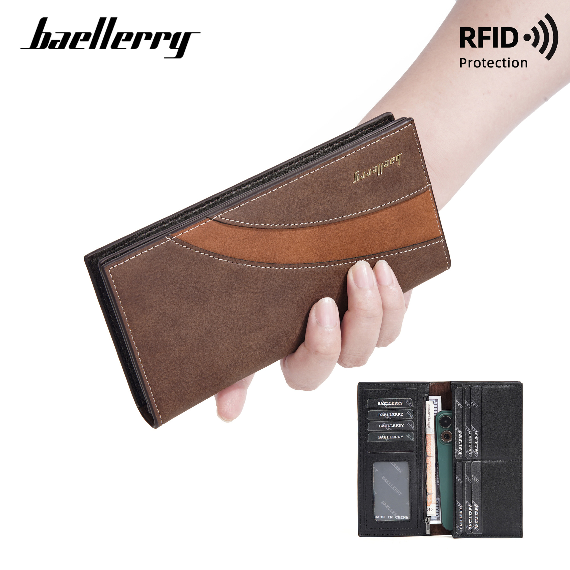 long casual capacious wallet