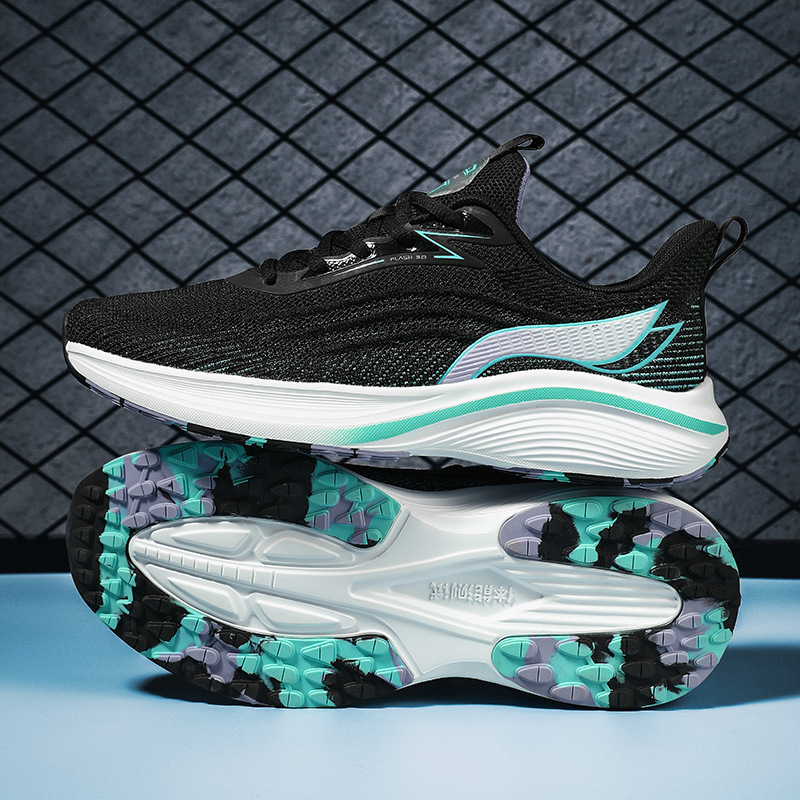 Shoes for male students for physical education in the middle school entrance examination, anti-slip sports shoes for physical education, running shoes with shock absorption, jump rope shoes, and standing long jump shoes for men 