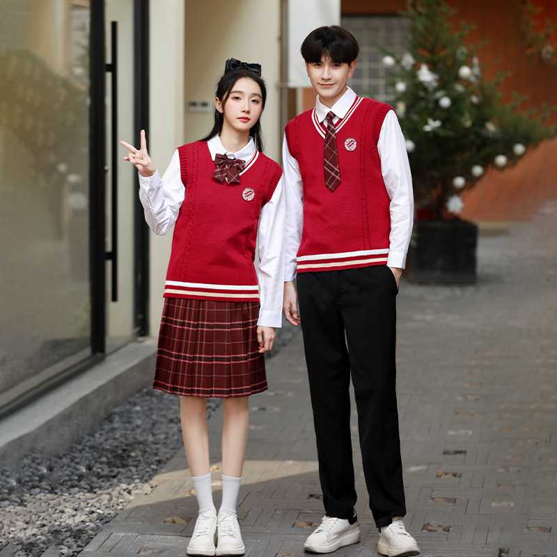 套装高中生学生校服毕业秋季风班服学院合唱初中演出服朗诵运动会