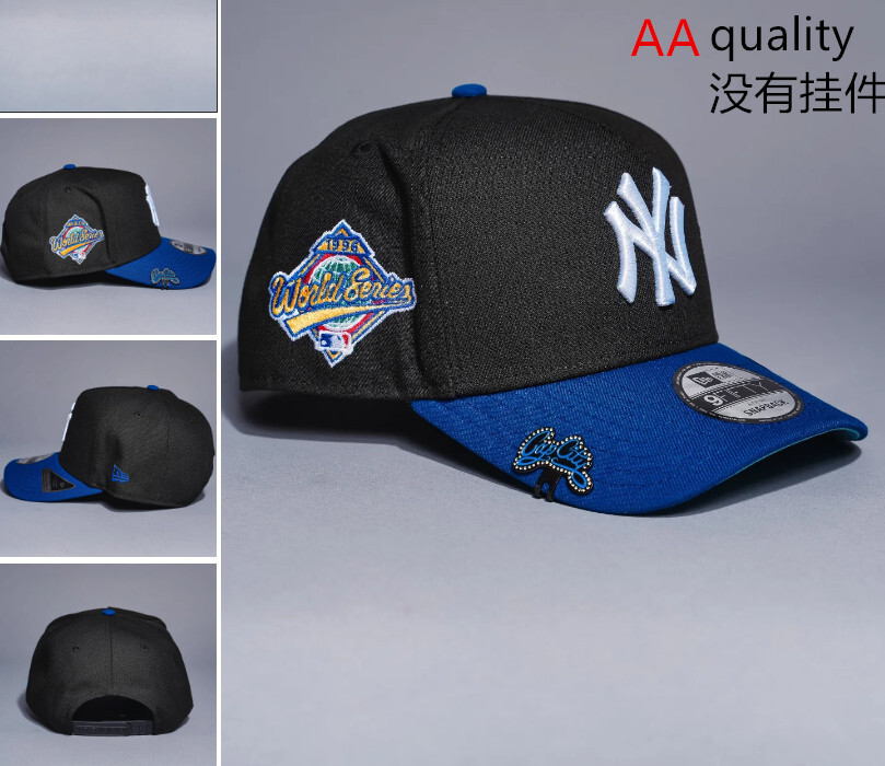 Comercio exterior transfronterizo al por mayor 2026 AA gorra de boca de pato bordado tridimensional ajustable gorra de hip-hop Yankees Dodgers