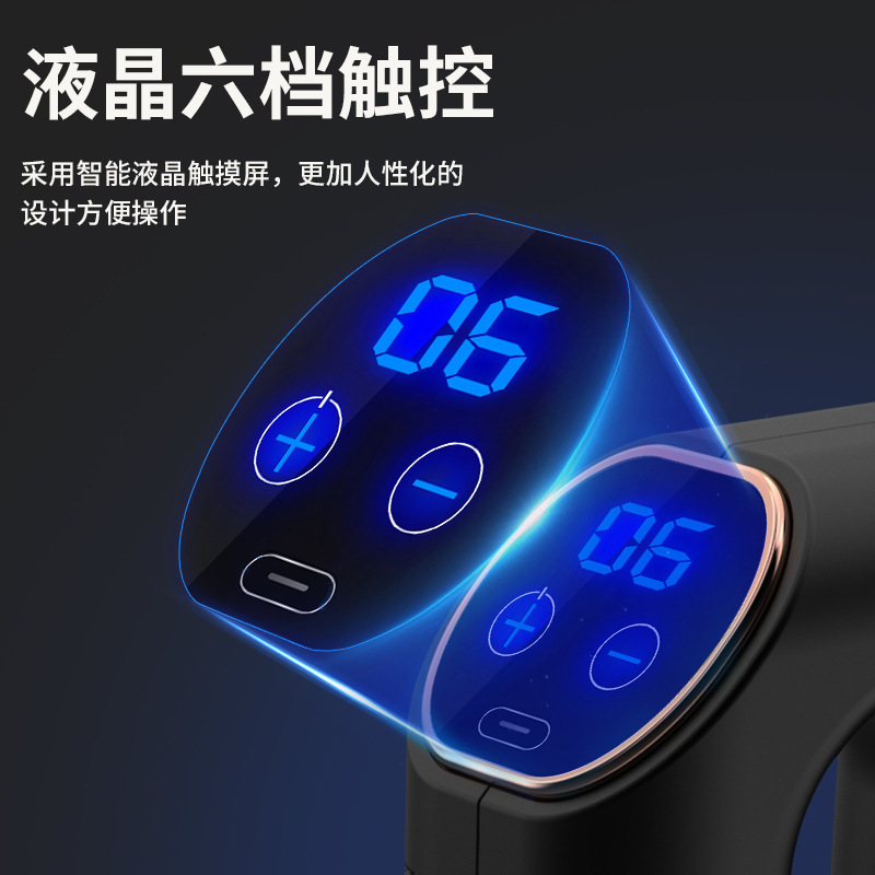 双頭筋膜銃USB充電ボタンタイプ電動筋肉リラックス携帯フィットネスマッサージ銃クロスボーダー新製品821|undefined