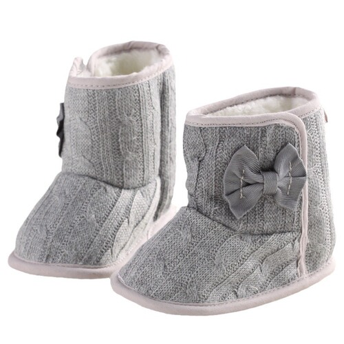 Toddler shoes 0-1 years old Toddler shoes Winter girls 'shoes Soft sole Warm snow boots Baby shoes 