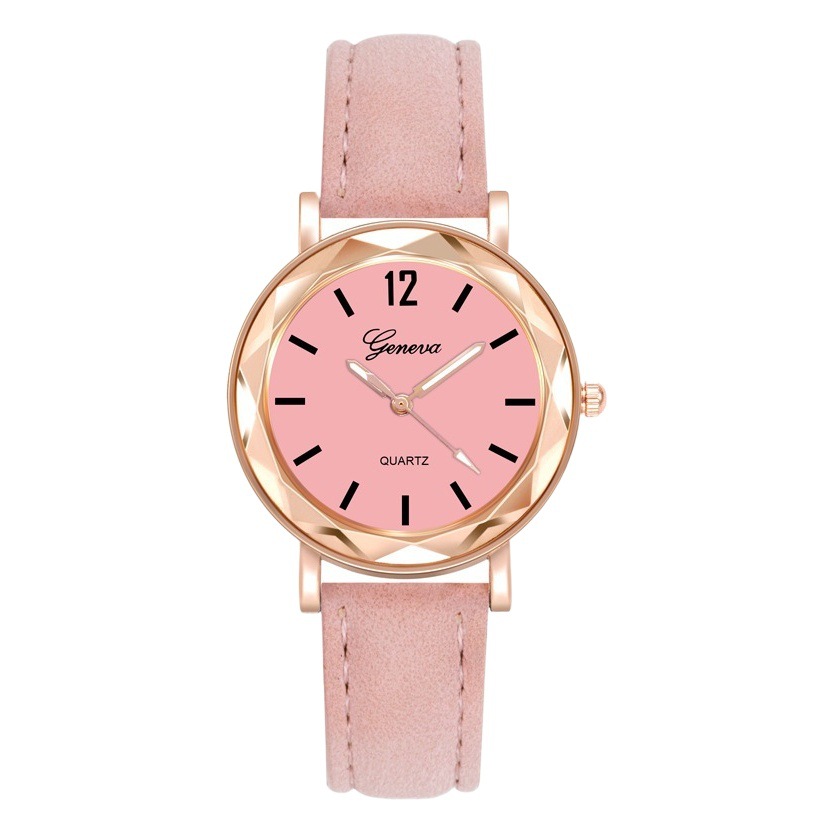 Deseo Nuevo Reloj de correa esmerilado escala simple reloj de cuarzo de mujer reloj de mujer Relojes
