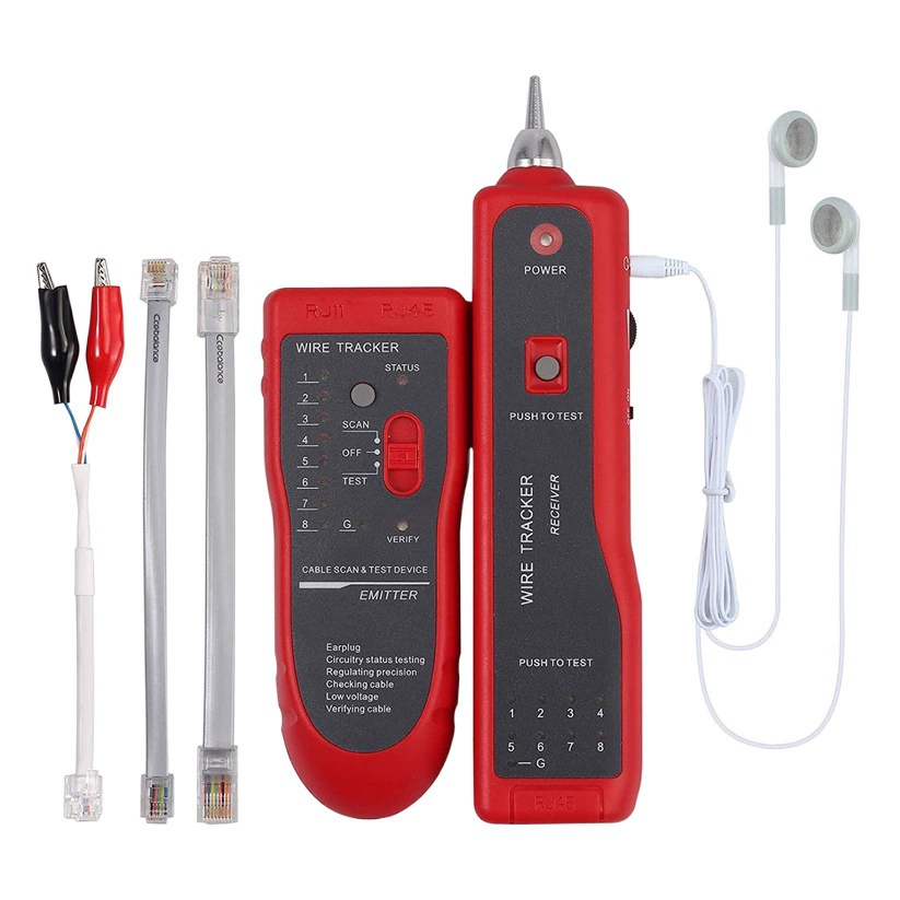 Youwei JW-360 сетевой искатель телефонной линии тестер линии кабель медный провод трекер линии патруль красный выравнивание линии патруль инструмент
