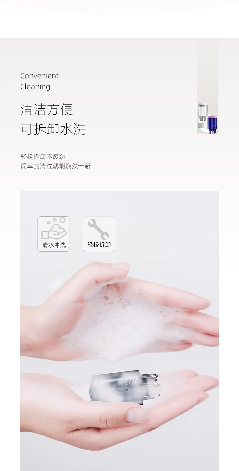 Minuo Scalp Application Roller Massage Comb Hair Growth Liquid Essential Oil Applicator Head Dihydral 1ml