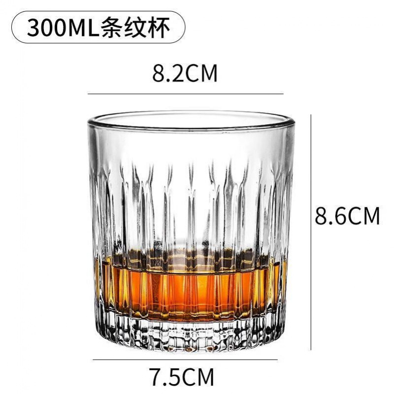 Vaso de whisky de cristal de copa de vino de estilo europeo copa de vidrio de copa de vino vino de copa de vino de bar fábrica