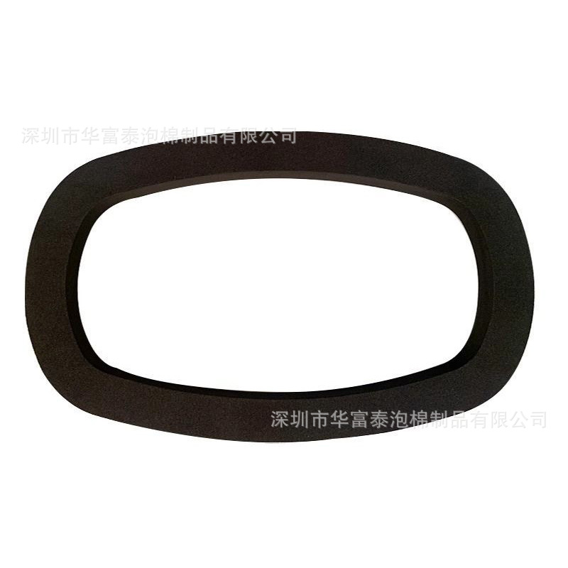 黑色真空吸盘单层密封圈 电动真空吸盘橡胶海绵密封垫配件