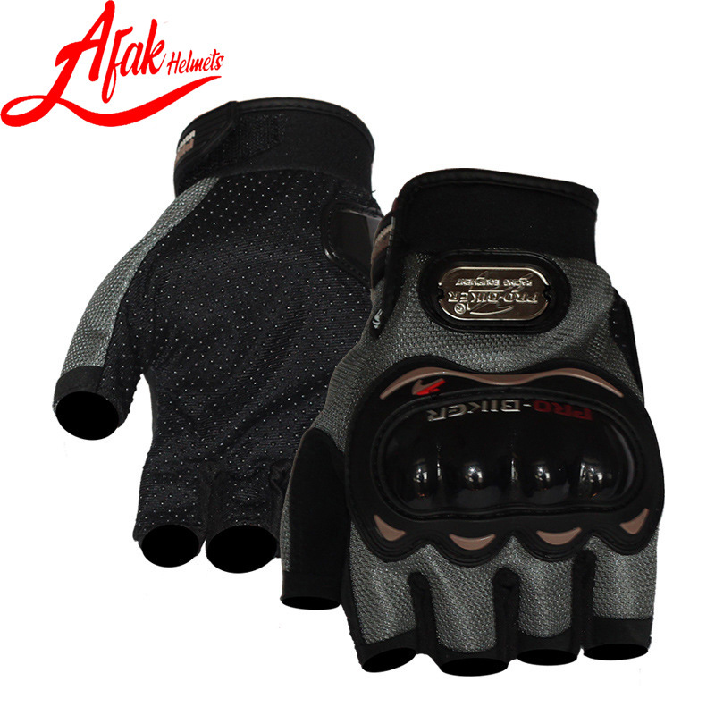 AFAK motocicleta montar fuera de la carretera de carreras al aire libre guantes de medio dedo guantes antideslizantes transpirables