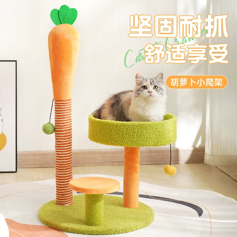 Картофельная рамка для кошек, кошачье гнездо, кошачье дерево, встроенная полка для кошек, компактный конопляный коврик, кошачий скребок, высокий столб, товары для кошек.