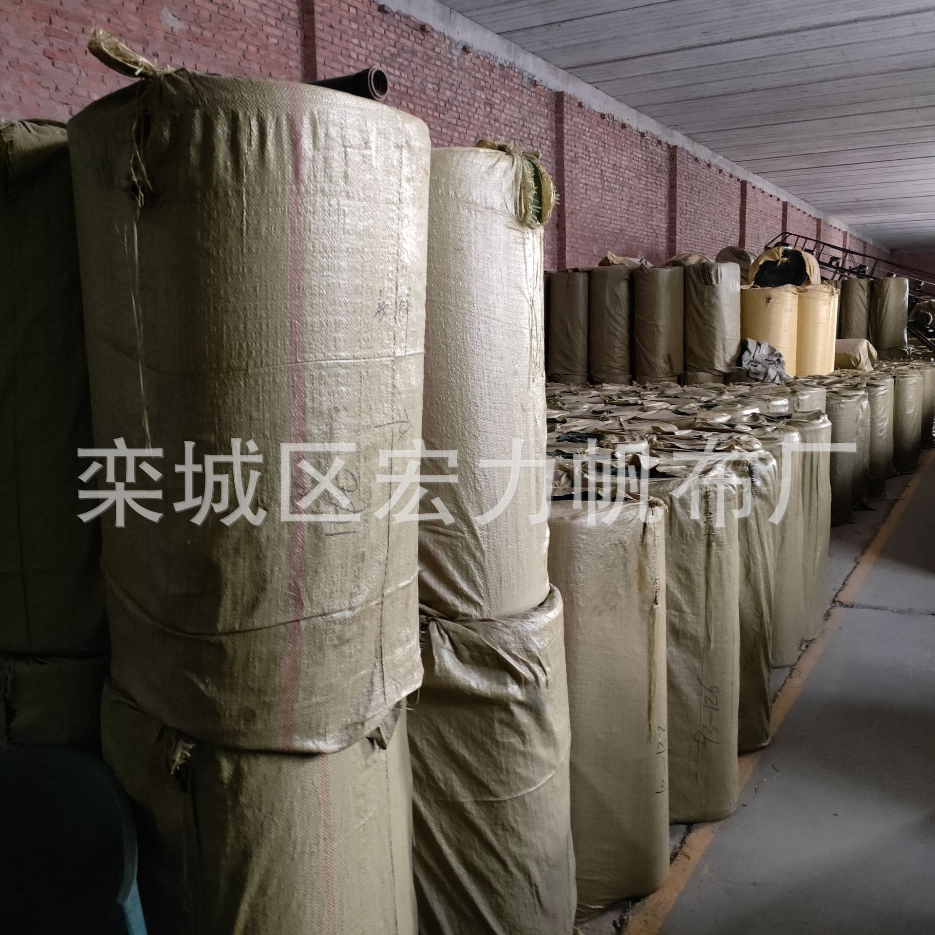 Fábrica de la lona de Hongli lona vieja verde oscuro 5*6 algodón de poliéster verde oscuro grueso 1,3 toldo tela engrosada lona