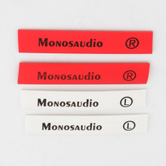 Monosaudio audiophile audio cable DIY insulation left-right orientation marking shrink tubing signal wire sleeve