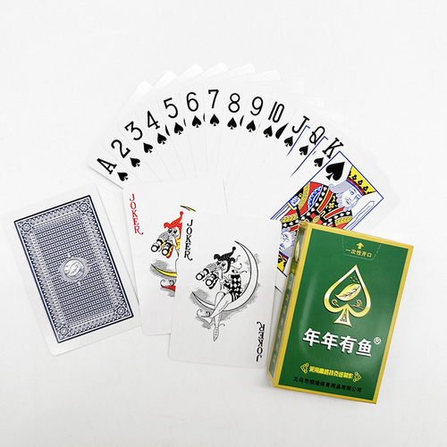 年年有鱼扑克牌厂家休闲娱乐纸牌扑克牌棋牌室卡牌成人聚会牌批发