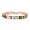 Rose gold + colored stone 18cm