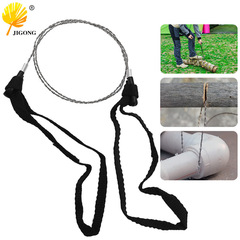 Wire saw, chain saw, wire saw, wire saw blade for sawing trees, camping outdoor equipment, wilderness survival supplies