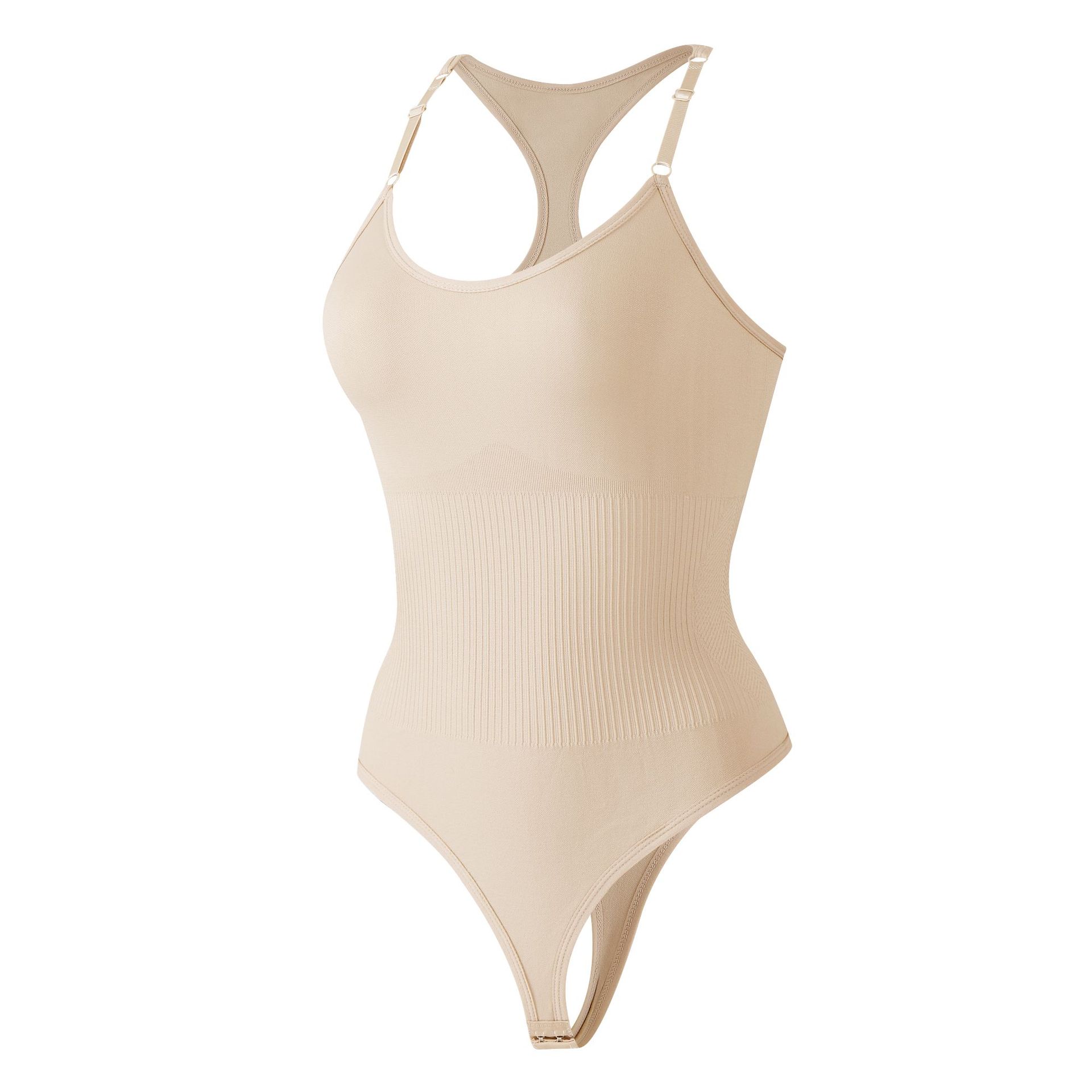 Faja Moldeadora Tipo Tanga Nailon Protección de cintura, Moldea el cuerpo, Levanta glúteos, Control de abdomen, Soporte de pecho