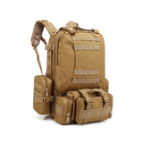 Универсальный камуфляжный вместительный и большой тактический рюкзак для скалозалания для путешествий, ткань оксфорд