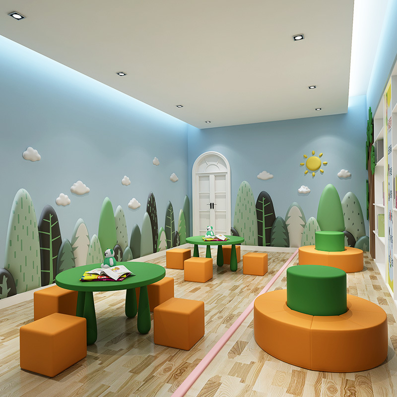 Forest-Themed Soft Wall Padding 3