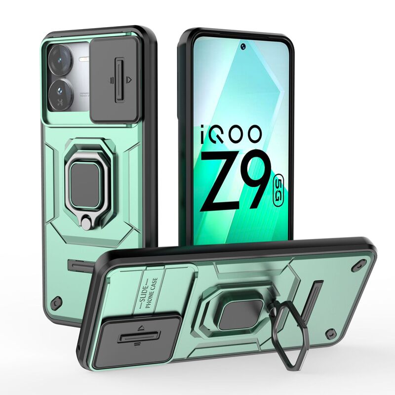 Suitable for Iqooz9Turbo Lens Push Window Privacy Mobile Phone Case Vivo V30E Bracket All-Inclusive Car Protective Cover Suitable for Iqooz9Turbo Lens Push Window Privacy Mobile Phone Case Vivo V30E Bracket All-Inclusive Car Protective Cover
