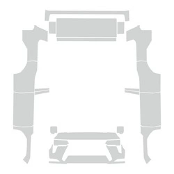 24-26 Models Lexus Gx Car paint protective film - matte-tpu-lexus-gx