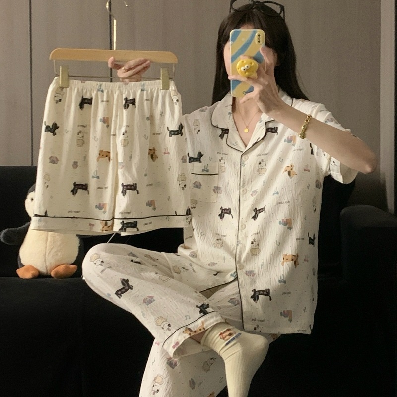 メーカー在庫あり 胸パッド付き 大きいサイズ パジャマ レディース 夏 日本製 クレヨンしんちゃん かわいい ダイナミックスーパーマン スリーピーススーツ