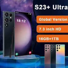 跨境手機S23 Ultra7.3寸內存2+16一體機智能外貿熱銷手機支持代發