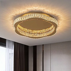 軽豪華水晶天井灯現代シンプル寝室灯レストランリビングルームled灯具中山家装灯卸売り