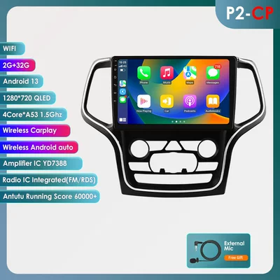 10inch Suitable for 14-22 Jeep DVD Navigation - wifi-version-quad-core-232g-with-carplay-10inch-for-jeep-grand-cherokee-original-car-84inch-screen