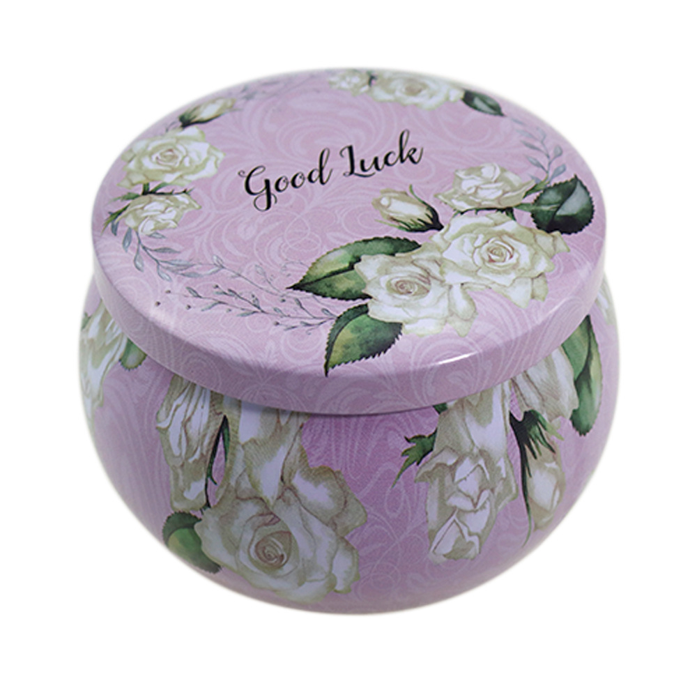 Venta al por mayor de fábrica: Tarro de hojalata de estilo étnico de 4.4 oz con forma de barriga grande para sirope de pera, dulces, té, velas aromáticas y almacenamiento de alimentos. image 17
