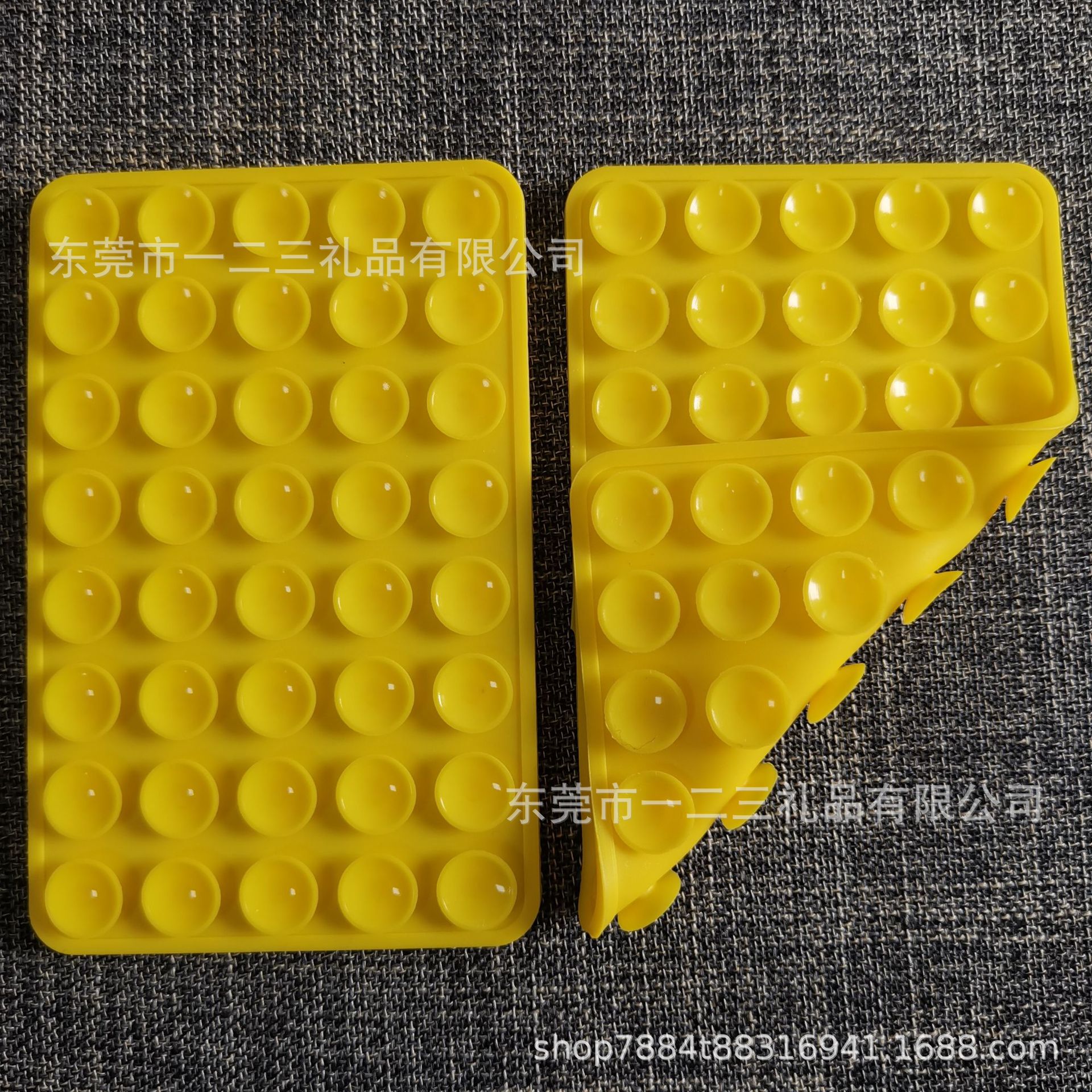 40 80 silicona ventosa de doble cara ventosa simple negro pegado antideslizante caso de teléfono móvil portátil soporte de teléfono móvil extraíble