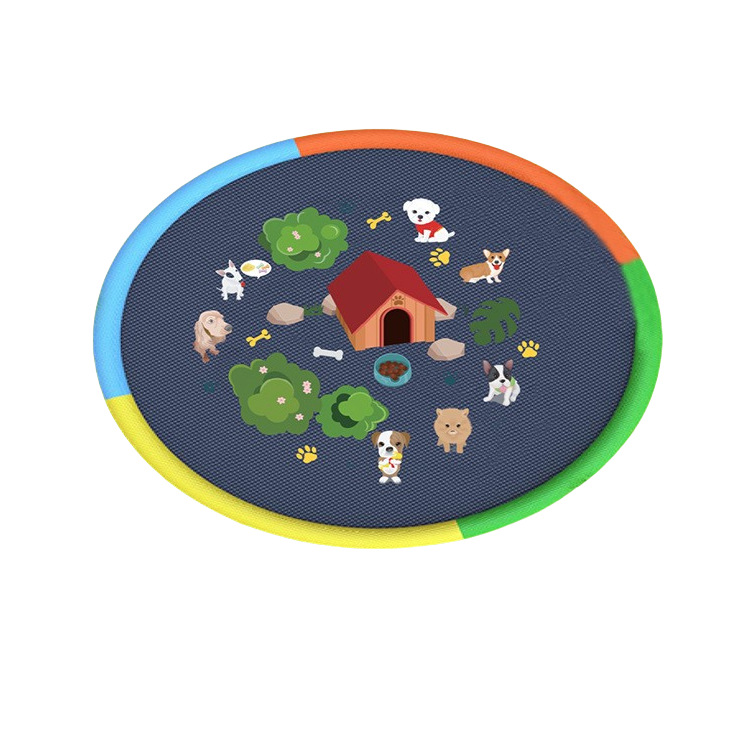 Rojo casa anti-deslizante cojín de rociador 170CM