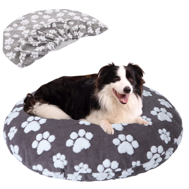Cross-Border Customized Pet Bed Cover Washable Round Waterproof Cat Nest and Dog Replacement Four-Season Universal Warm Dog Mattress Cross-Border Customized Pet Bed Cover Washable Round Waterproof Cat Nest and Dog Replacement Four-Season Universal Warm Dog Mattress