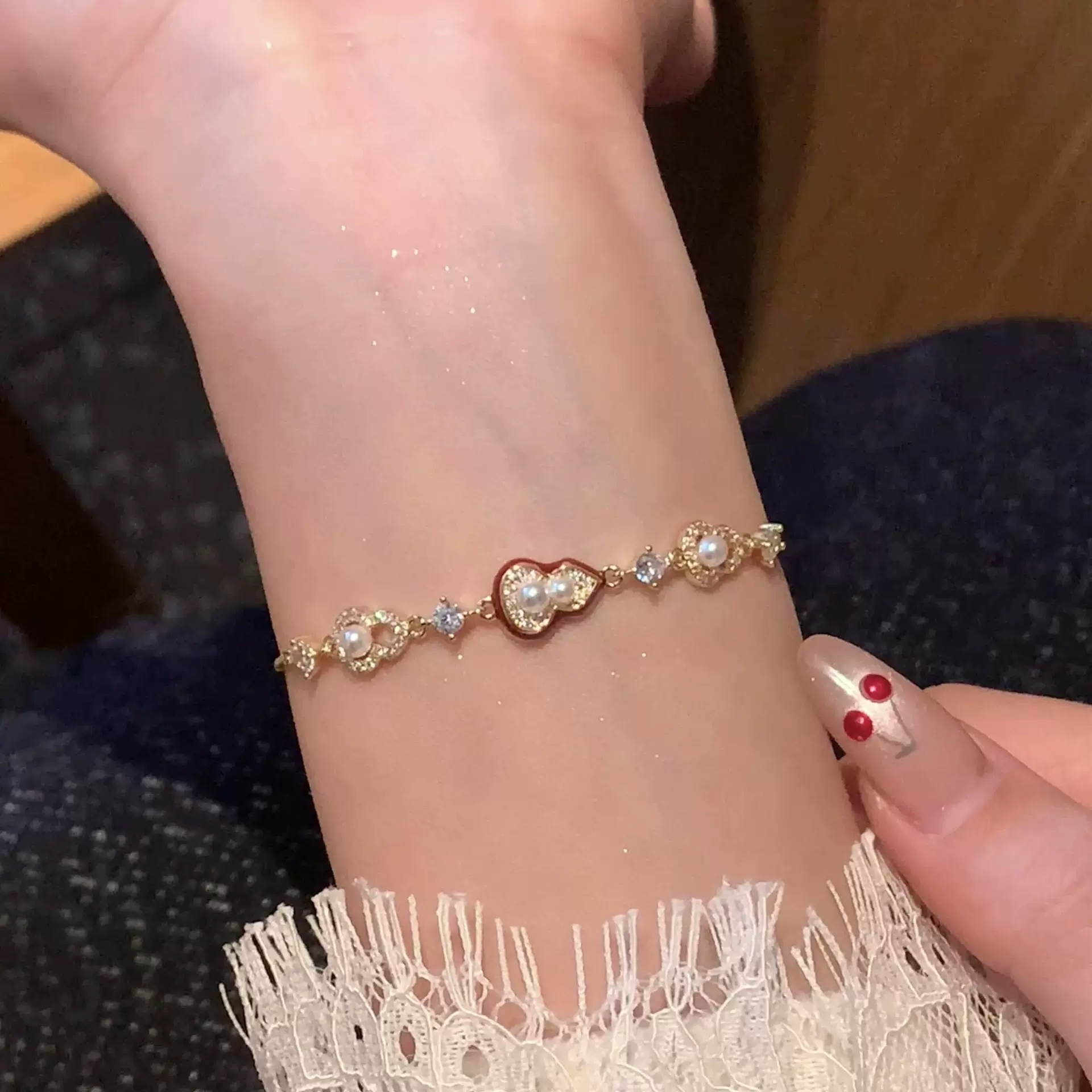 葫芦手链轻奢高级感新年手链时尚百搭马年小众精致本命年福禄手饰