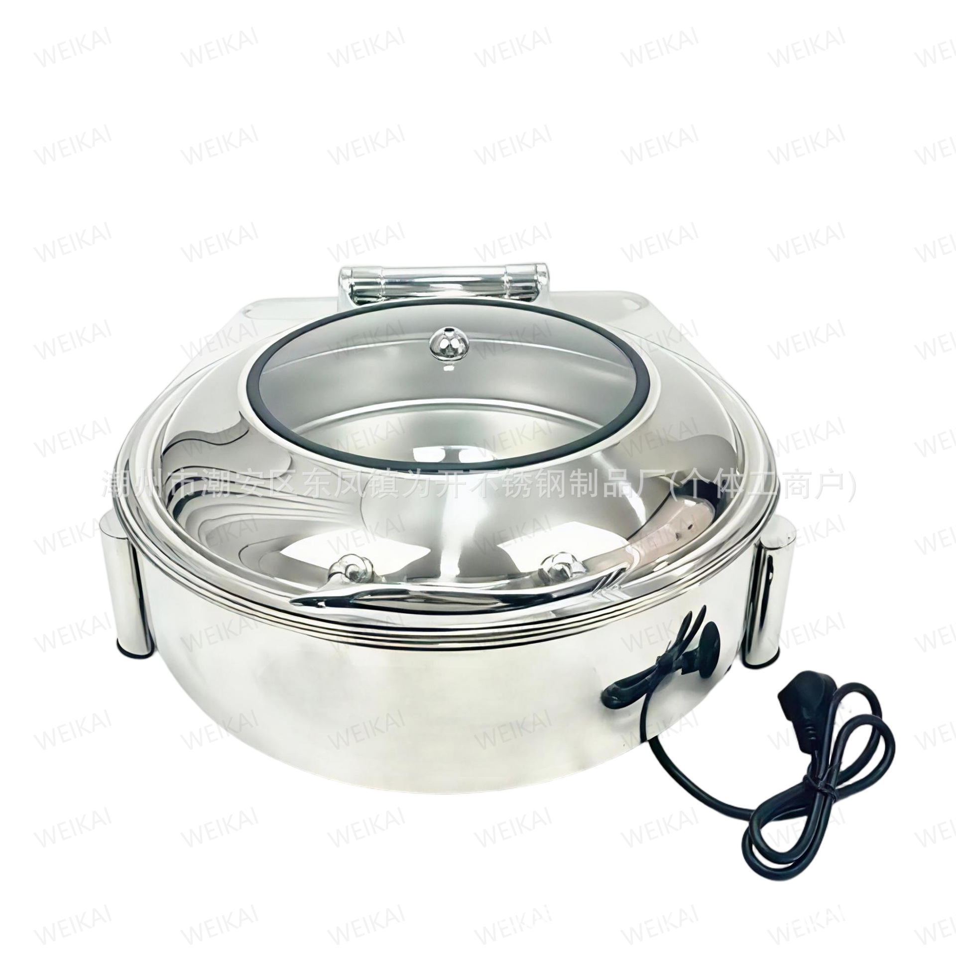 Horno de aislamiento térmico buffet de acero inoxidable de lujo horno de calentamiento eléctrico de desayuno comercial horno Buffy solapa de cocina caliente del Hotel image 23