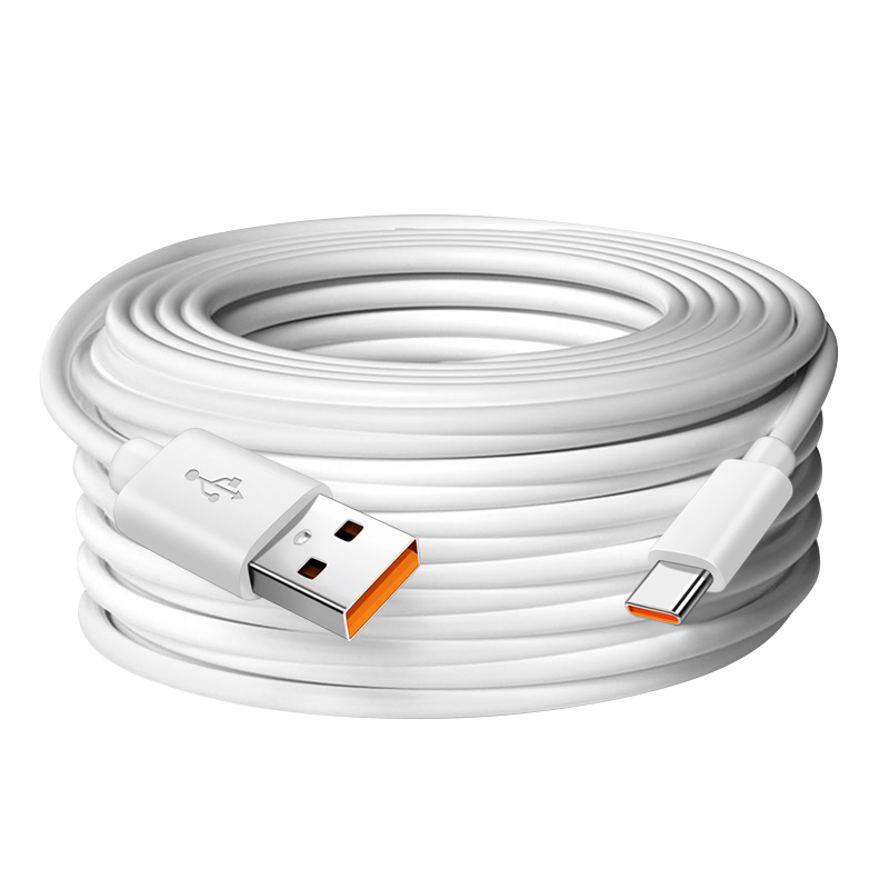 Android cable de carga 5 M alargado 10 m adecuado para Xiaomi cámara de vigilancia cable de extensión typec 13 M cable de datos