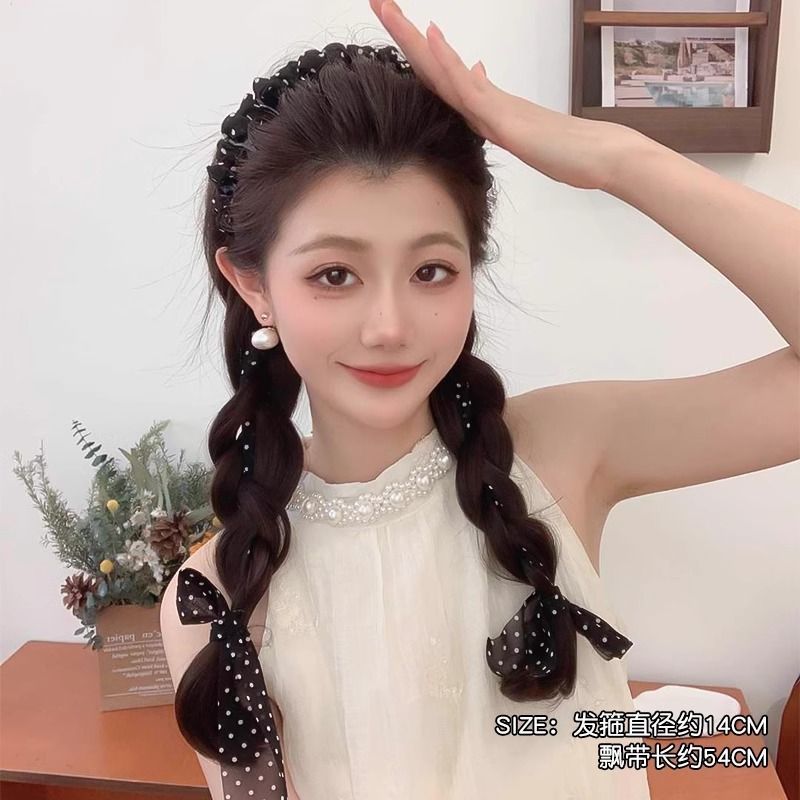 高颅顶发箍2025新款发捆女高级感轻奢发卡高级感女款头箍头饰外戴|undefined