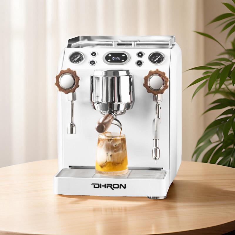 DHRON DILAN Mavericks 7118A Home Professional Semi-automatic Coffee Machine Home Italian Small Commercial Milk Tea Shop DHRON DILAN Mavericks 7118A Home Professional Semi-automatic Coffee Machine Home Italian Small Commercial Milk Tea Shop