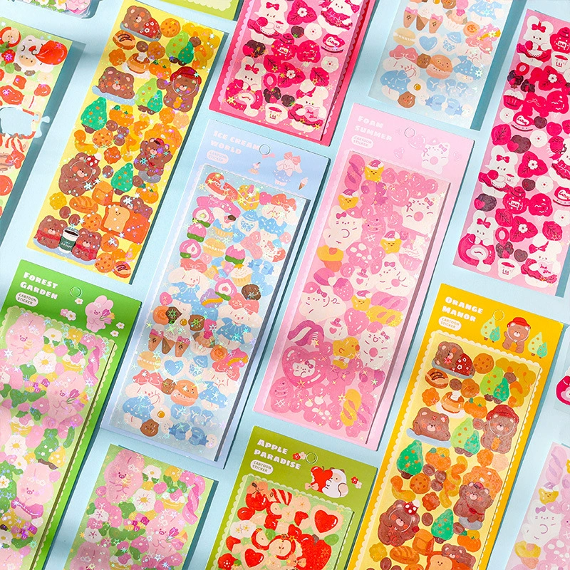 Cartoon sticker, children's stickers, scheduler