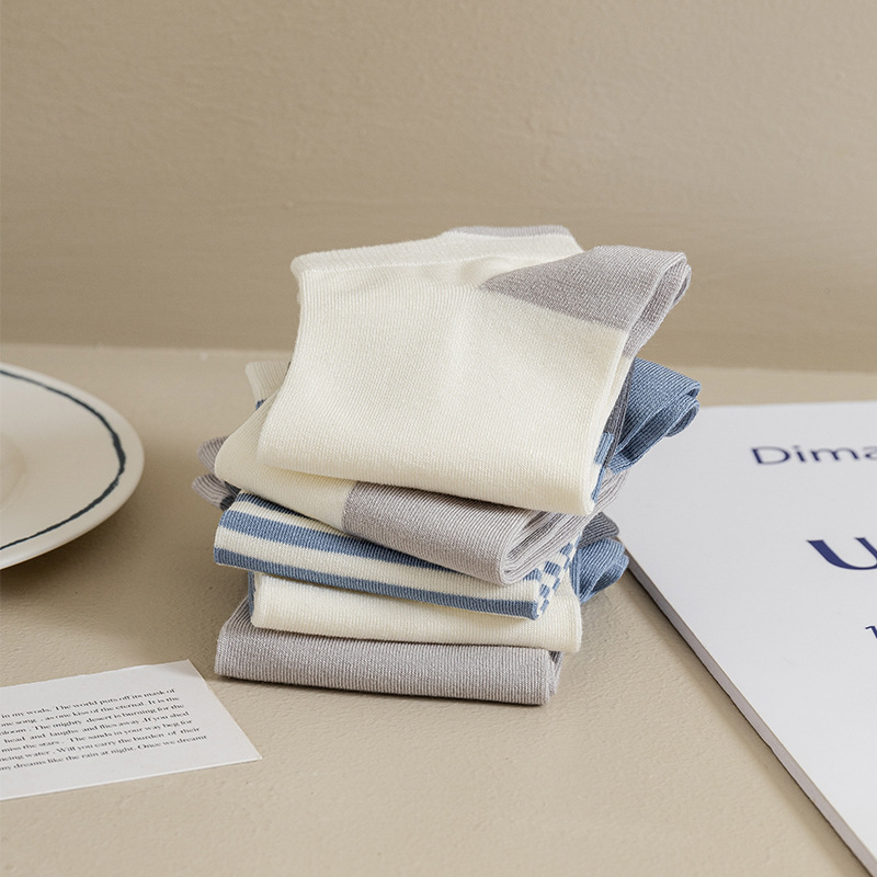 Calcetines de primavera y verano calcetines de algodón de los hombres bajo-top corto rayas transpirable deportes barco Calcetines Zhuji calcetines de hombre al por mayor