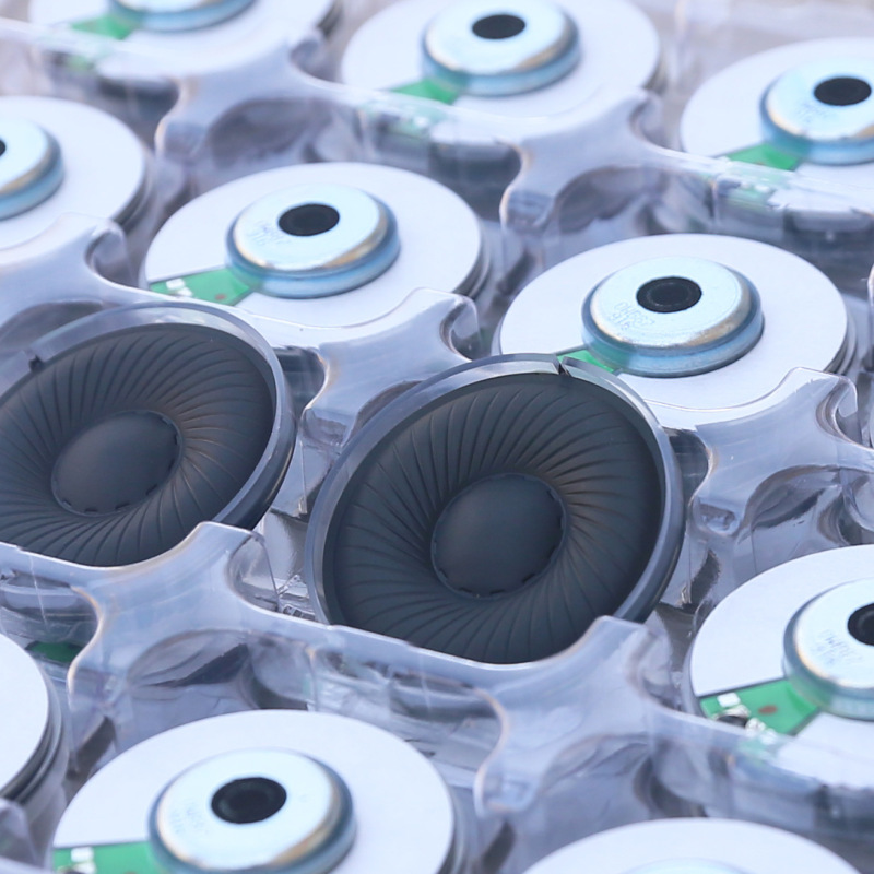新しい50mmユニットヘッドセットユニット吊り下げリードhifi発熱級スピーカー黒布フィルム|undefined
