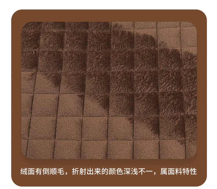 Cross-Border Exclusive Plush Car Seat Cushion Winter Non-Slip Small Waist Universal Single Piece Single Seat Cushion Three-Piece Set