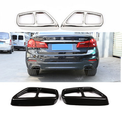 深センのキャリアは18-22種類のbmw新5系四出尾喉装飾カバーステンレス2セットに適用されます。